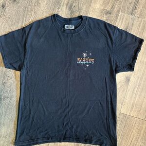 Black Short Sleeve Crew Neck Tee